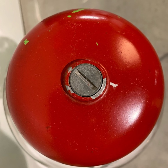 Vintage Carousel Bubble Gum Machine Cast Metal Globe red 15” EUC - Picture 3 of 7